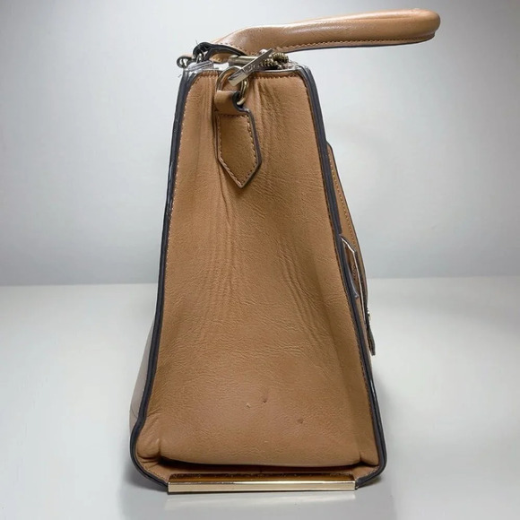 Aldo Retriever Tote Bag Faux Leather Camel  Color - Picture 9 of 16